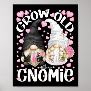 Niedliche Braut- und Gnomen-Zitat wird mit meinen Poster