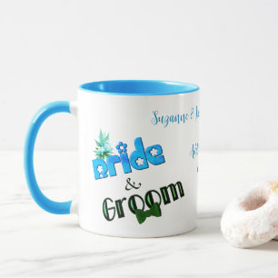 Niedliche Braut und Personalisierte Hochzeit Tasse