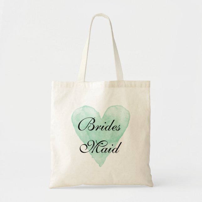 Niedliche Bridesmaid-Tasche für stilvolle Hochzeit Tragetasche (Vorne)