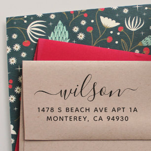 Niedliche Briefmarke für benutzerdefinierte Adress Permastempel