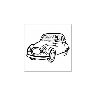 Niedliche Briefmarke für Kleinwagen Gummistempel