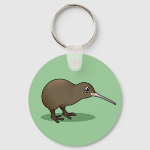 Niedliche Brown-Kiwi von Neuseeland Schlüsselanhänger