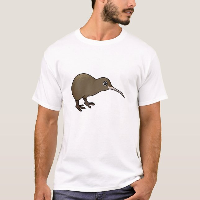 Niedliche Brown-Kiwi von Neuseeland T-Shirt (Vorderseite)