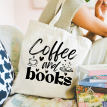 Niedliche Buch- und Kaffeeliebhaber
