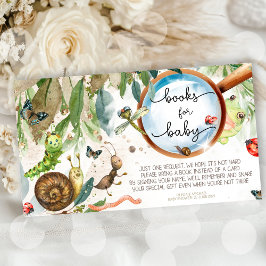 Niedliche Bug & Raupe Kinderdusche Begleitkarte