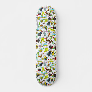 Niedliche Bugs und Insekten Skateboard