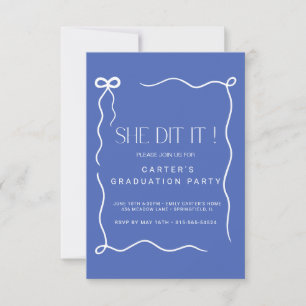 niedliche Bugschleife, Minimalistische Schwarz-Wei Save The Date