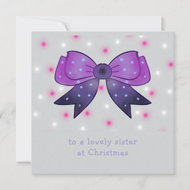 Niedliche Bugschwestern, kundenspezifisches Foto W Feiertagskarte (Vorderseite)