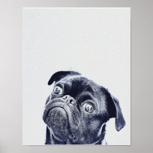 Niedliche Bulldogge   Bulldog-Lover-Geschenk Poster