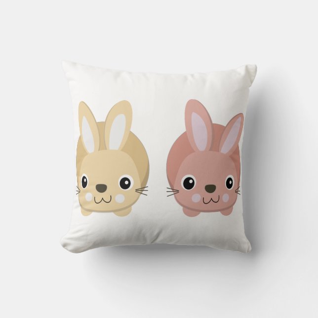 Niedliche Bunne Kissen (Vorderseite)