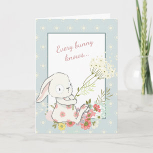 Niedliche Bunny Best Mama Mother Day Card Karte