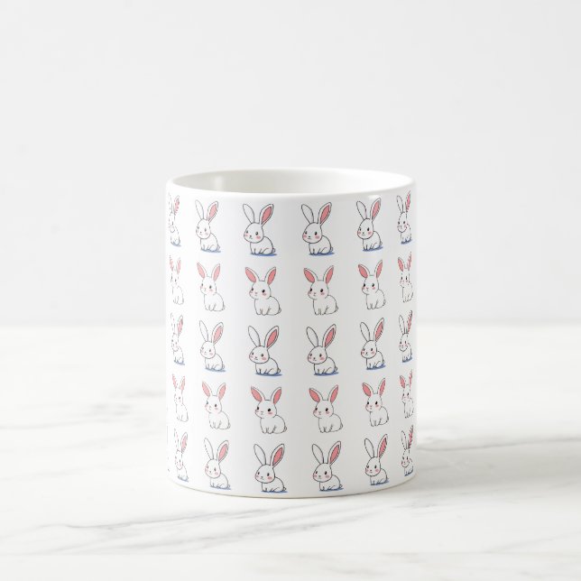 Niedliche Bunny Coffee Tasse (Mittel)