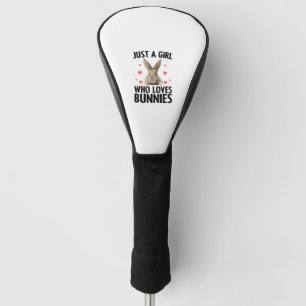 Niedliche Bunny Design für Mädchen Frauen Kaninche Golf Headcover