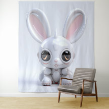 Niedliche Bunny Ears Tapestry