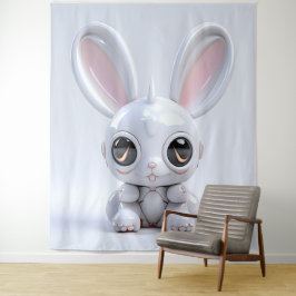 Niedliche Bunny Ears Tapestry Wandteppich
