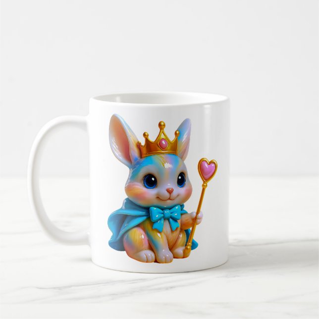 Niedliche Bunny Princess Kaffeetasse (Links)