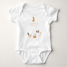 Niedliche Bunny Rabbit Birthday Baby Dusche Einlad