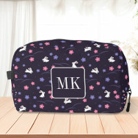 Niedliche Bunny Rabbit Muster Monogram Initialen L