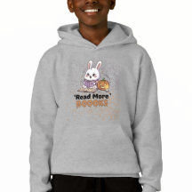 Niedliche Bunny Reading Hoodie - Lesen Sie mehr BÜ