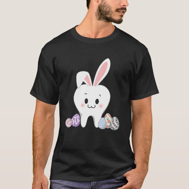 Niedliche Bunny Teeth Dentist Ostertage Geschenke  T-Shirt (Vorderseite)