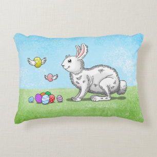 Niedliche Bunny's Ostereier Dekokissen
