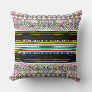 Niedliche bunte Aztec-Stammmuster Kissen