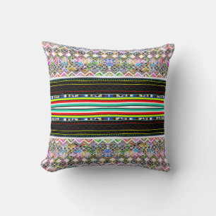 Niedliche bunte Aztec-Stammmuster Kissen