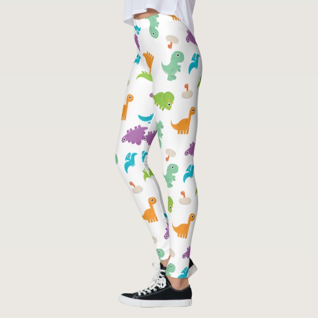 Niedliche bunte DINOSAURIER Leggings (Links)