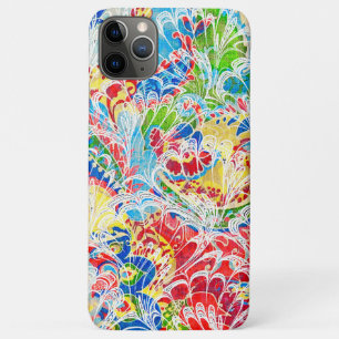 Niedliche bunte Vintage Blüte Case-Mate iPhone Hülle