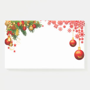 Niedliche, bunte Weihnachtsschmuck, Urlaub Post-it Klebezettel