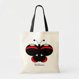 Niedliche Butterfly Tote Bag - Roter Admiral Tragetasche