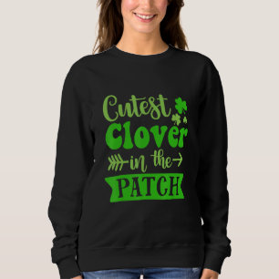 Niedliche C in Patch St Patrick S Day Kinder irisc Sweatshirt