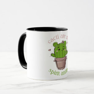 NIEDLICHE CACTI SPIRIT TIERE PRICKLY HERZEN LIEBE TASSE
