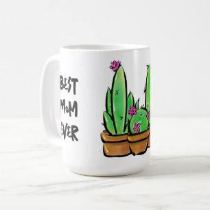 Niedliche Cactus cacti succules beste Mutter aller Kaffeetasse
