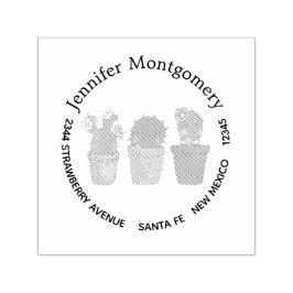 Niedliche Cactus Girls mit Schmuck Permastempel