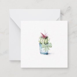 Niedliche Cactus Pflanze Note Card Mitteilungskarte