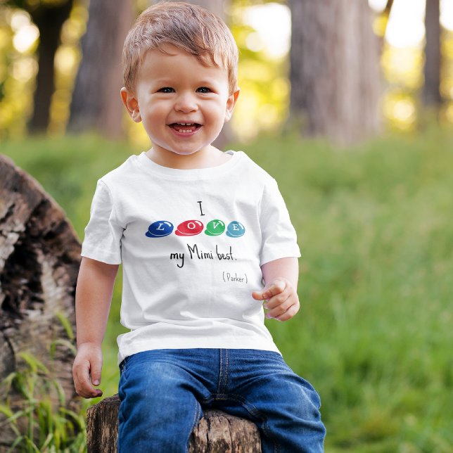 Niedliche Candy Schriftart 2T bis 5/6T Fine Jersey Kleinkind T-shirt (Von Creator hochgeladen)