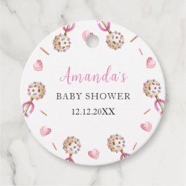 Niedliche Candy Valentine Sweetheat Baby Dusche Geschenkanhänger