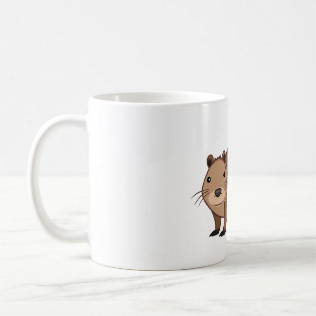 niedliche Capybara Kaffeetasse (Links)