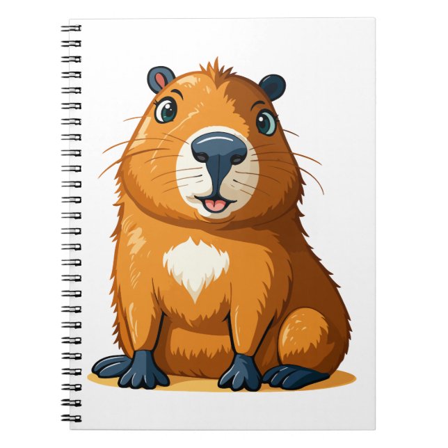 Niedliche Capybara Notizblock (Vorderseite)