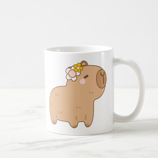 Niedliche Capybara-Tasse Kaffeetasse (Rechts)