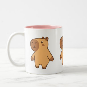 Niedliche Capybara-Tasse   Toller Tierkaffee Zweifarbige Tasse