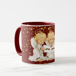 Niedliche Caroling Engels-Tasse Tasse