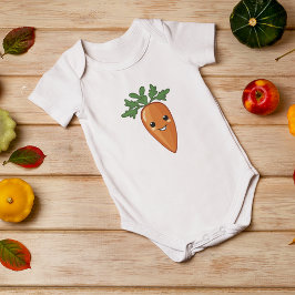 Niedliche Carroty Goodness Baby Strampler