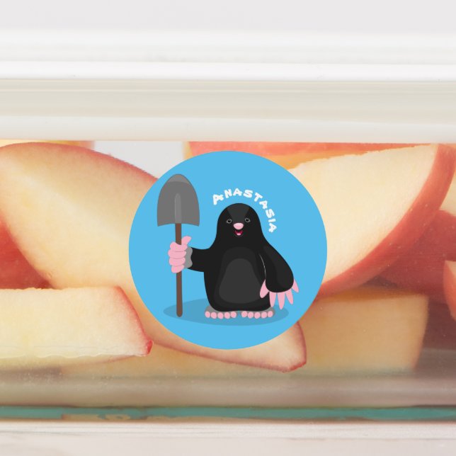 Niedliche Cartoon-Abbildung Etiketten (Befestigt)