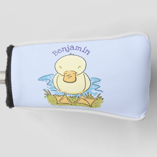 Niedliche Cartoon-Abbildung Golf Headcover (Vorderseite)