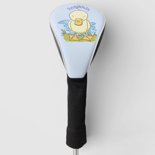 Niedliche Cartoon-Abbildung Golf Headcover (Vorderseite)