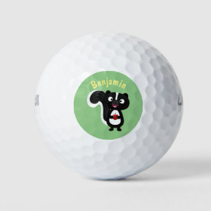 Niedliche Cartoon-Abbildung Golfball