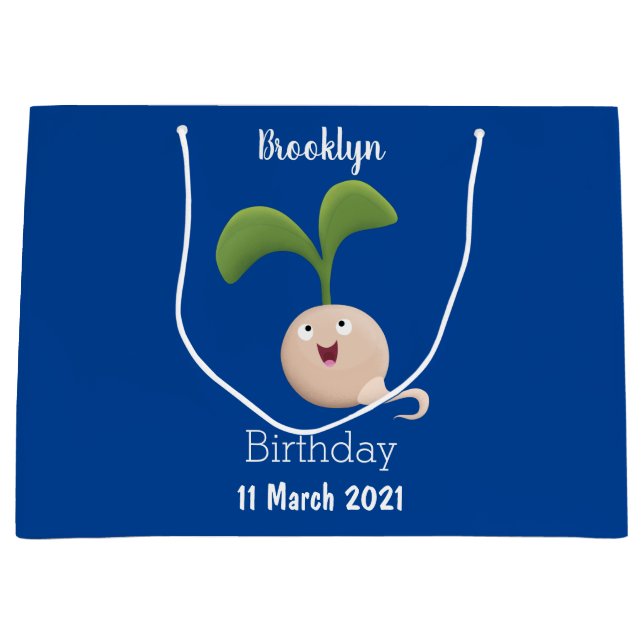 Niedliche Cartoon-Abbildung Große Geschenktüte (Vorderseite)