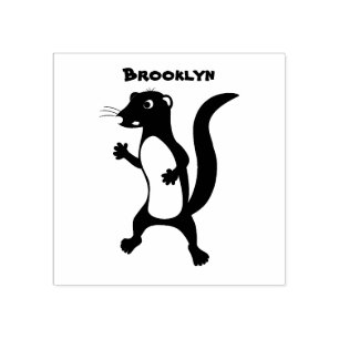 Niedliche Cartoon-Abbildung Gummistempel